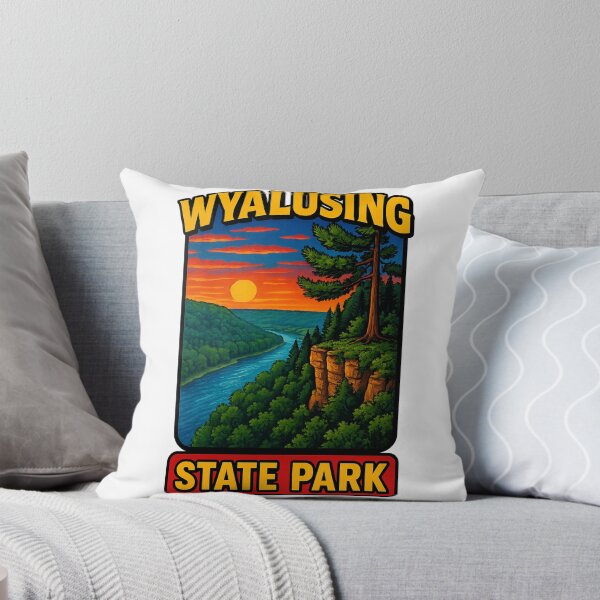 Item preview, Wyalusing State Park Wisconsin Sunset Overlook Mississippi River Confluence USA designed and sold by Aryabek.