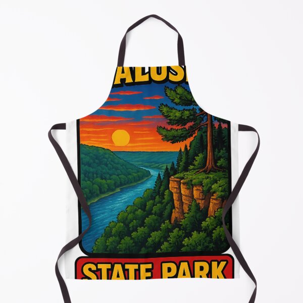 Item preview, Wyalusing State Park Wisconsin Sunset Overlook Mississippi River Confluence USA designed and sold by Aryabek.