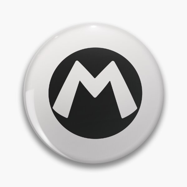 Item preview, letter m white designed and sold by ZiphGames.