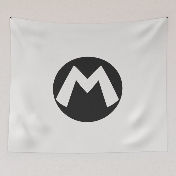 Item preview, letter m white designed and sold by ZiphGames.