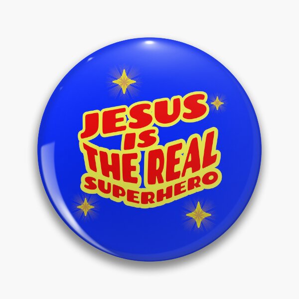 Item preview, Jesus Is The Real Superhero designed and sold by Thankful Designs.