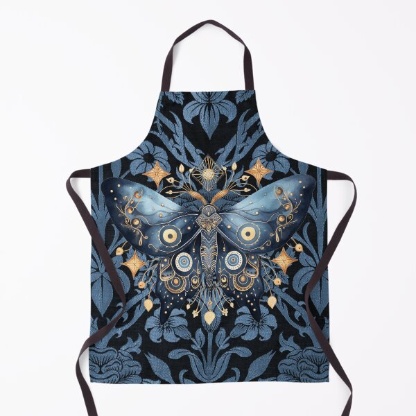 Item preview, Mystical Blue and Gold Moth II designed and sold by Pixelchicken.