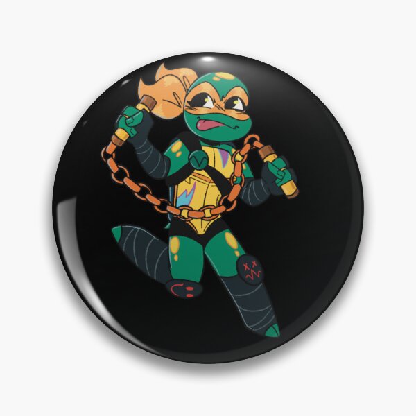 Item preview, ROTTMNT Chibi Mikey  designed and sold by N3ON_L3ON.