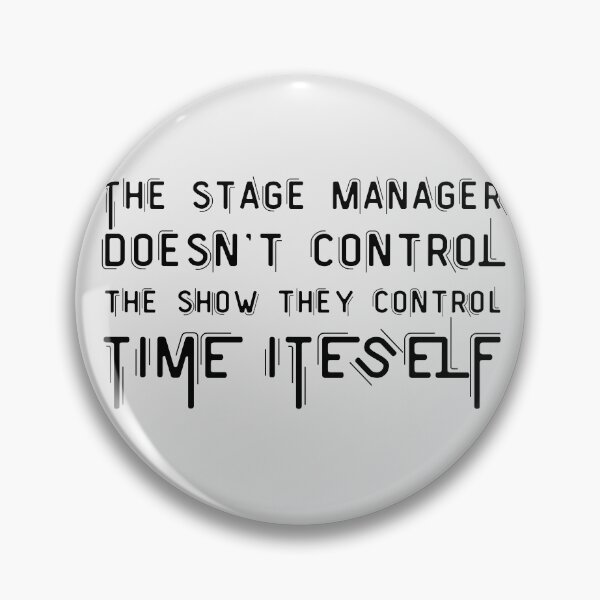 Item preview, STAGE MANAGER Theater Tech Sticker – Stage Crew Life Humor – Tech Week Chaos – Theater Gifts for Techies and Drama Nerds designed and sold by DoodlesByPeter.