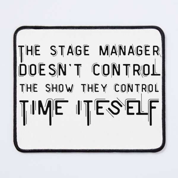 Item preview, STAGE MANAGER Theater Tech Sticker – Stage Crew Life Humor – Tech Week Chaos – Theater Gifts for Techies and Drama Nerds designed and sold by DoodlesByPeter.