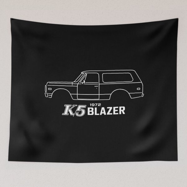 Item preview, 1972 K5 Blazer Classic Line Art | Vintage Chevy Off-Road Truck Design designed and sold by TheArtOfCar.