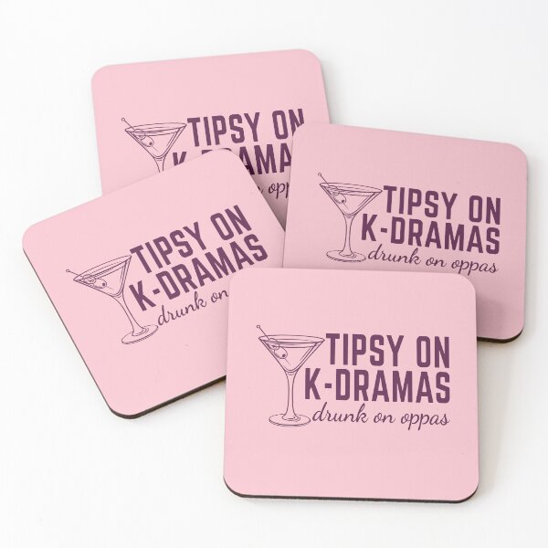 Item preview, Tipsy on K-Dramas, Drunk on Oppas Korean Drama Fans designed and sold by KGlam.