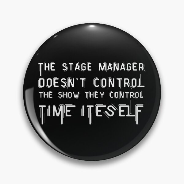 Item preview, STAGE MANAGER Alternate - Funny Theater Tech Sticker – Stage Crew Life Humor – Tech Week Chaos  designed and sold by DoodlesByPeter.