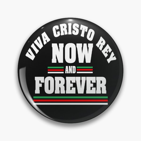 Vista previa del artículo con la obra «VIVA CRISTO REY AHORA Y SIEMPRE», diseñado y vendido por JC UNIQUE T SHIRT.