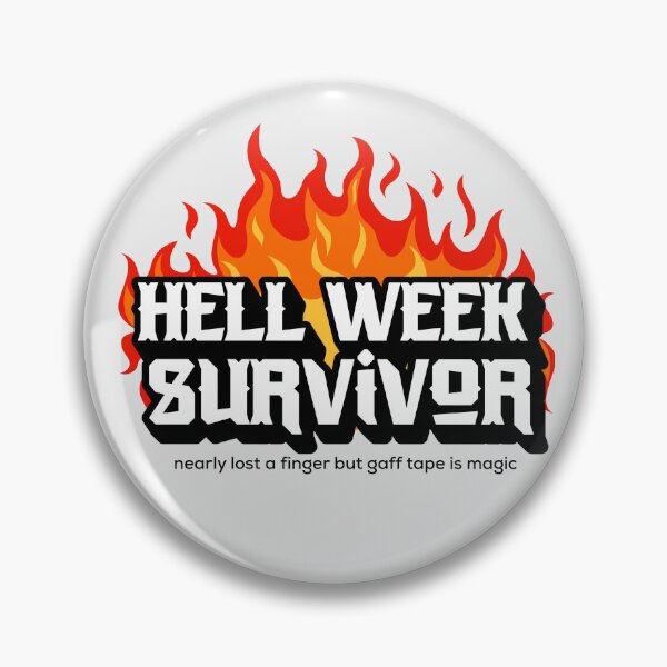 Item preview, HELL WEEK Theater Tech Sticker – Stage Crew Life Humor – Tech Week Chaos – Theater Gifts for Techies and Drama Nerds designed and sold by DoodlesByPeter.