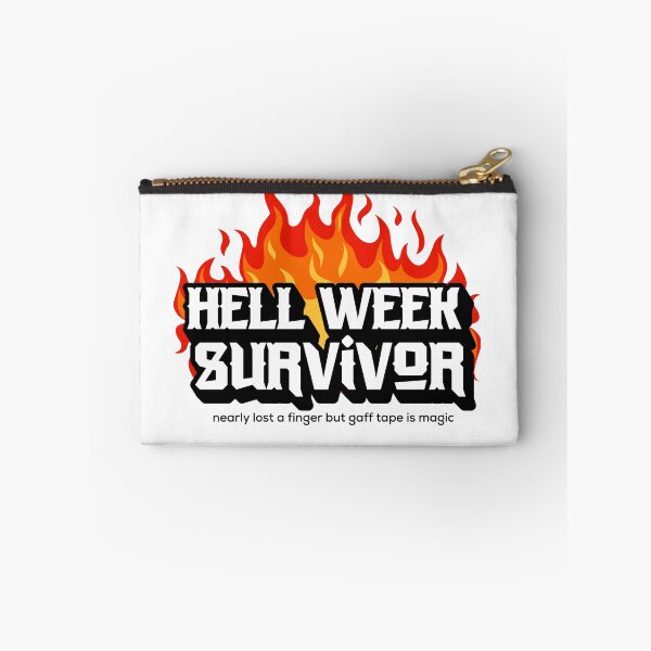 Item preview, HELL WEEK Theater Tech Sticker – Stage Crew Life Humor – Tech Week Chaos – Theater Gifts for Techies and Drama Nerds designed and sold by DoodlesByPeter.
