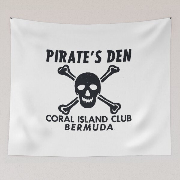 Item preview, Vintage Pirates Den - Coral Island Club - Bermuda designed and sold by QuayTradingCo.