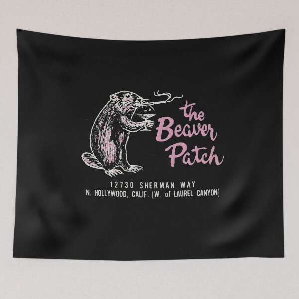 Item preview, Vintage The Beaver Patch - Hollywood, California designed and sold by QuayTradingCo.