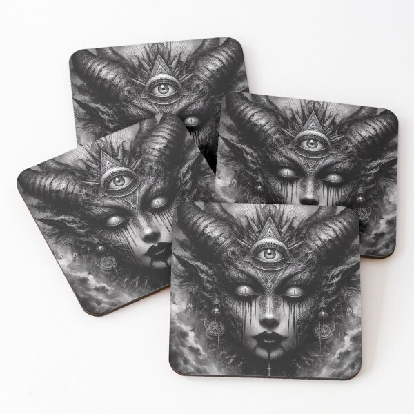 Item preview, Dark Goth All Seeing Eye designed and sold by TheDarkWardrobe.
