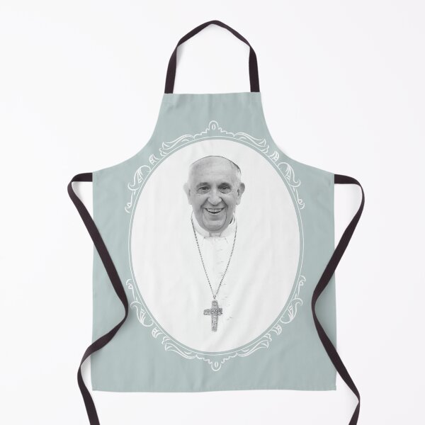 Item preview, Pope Francis in Timeless Monochrome designed and sold by JohnnyVillas.