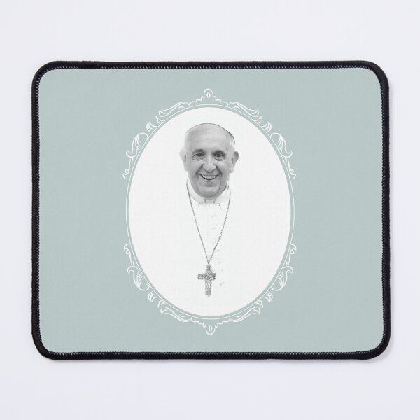 Item preview, Pope Francis in Timeless Monochrome designed and sold by JohnnyVillas.