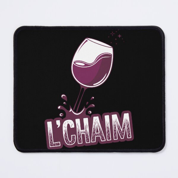 Item preview, Purim & Passover L'CHAIM glass for Jewish Chag designed and sold by brynatshop.