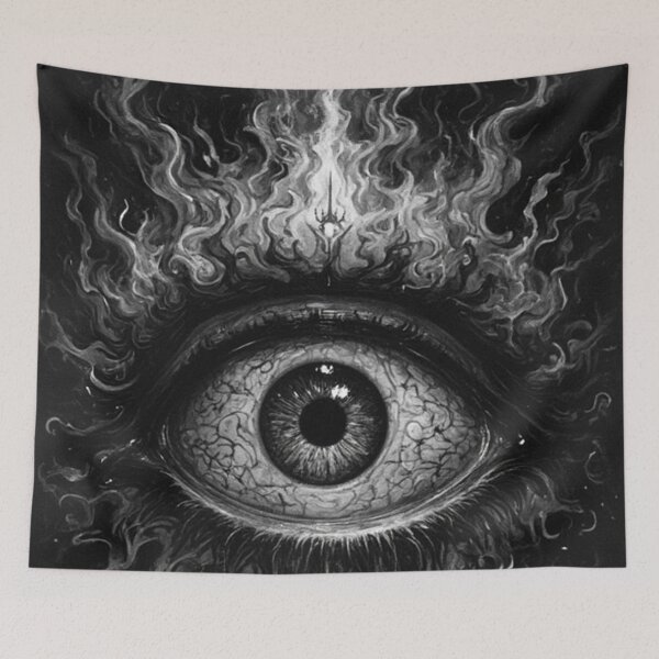 Item preview, Dark Goth All Seeing Eye designed and sold by TheDarkWardrobe.