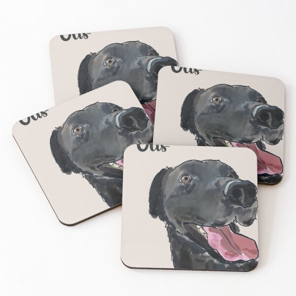 Item preview, Watercolor dog portrait  designed and sold by sophdesignsart.