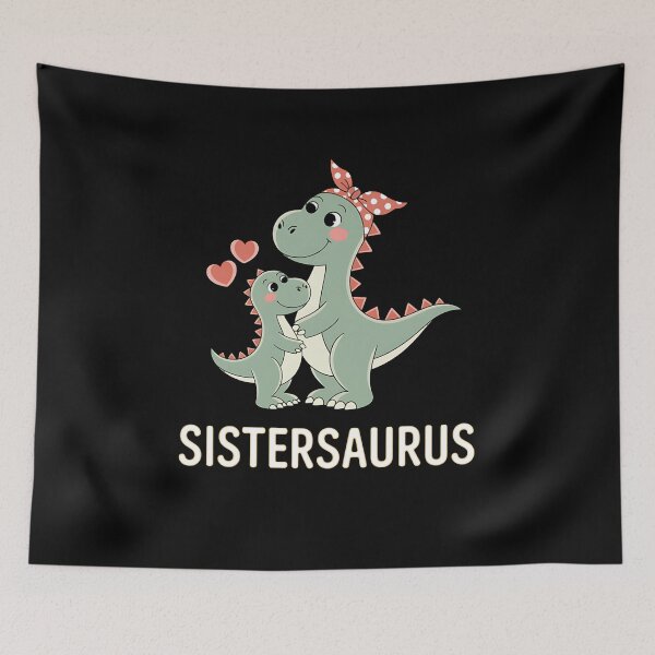 Item preview, Sistersaurus Sister Dinosaur Baby Sis Siblings Day designed and sold by brynatshop.