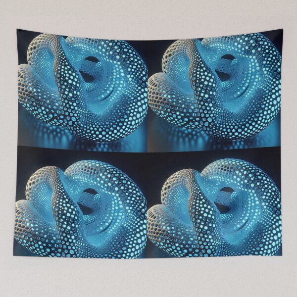Item preview, Blue Abstract Art designed and sold by Intriguing Designs.