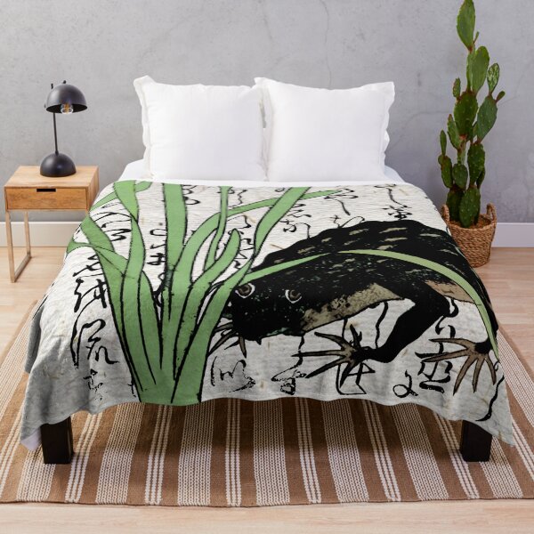 Item preview, Eighteenth Century Japanese Botanical Frog Toad Daffodils designed and sold by Pixelchicken.