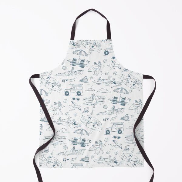 Item preview, Surfer Girl Summer Toile designed and sold by Elizabeth Weglein.
