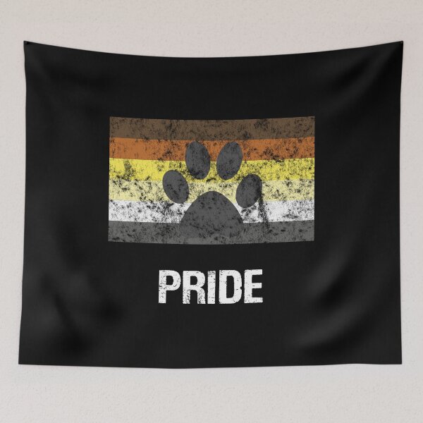 Item preview, Vintage Retro Gay Bear Brotherhood Pride Flag  designed and sold by CreativeStrike.