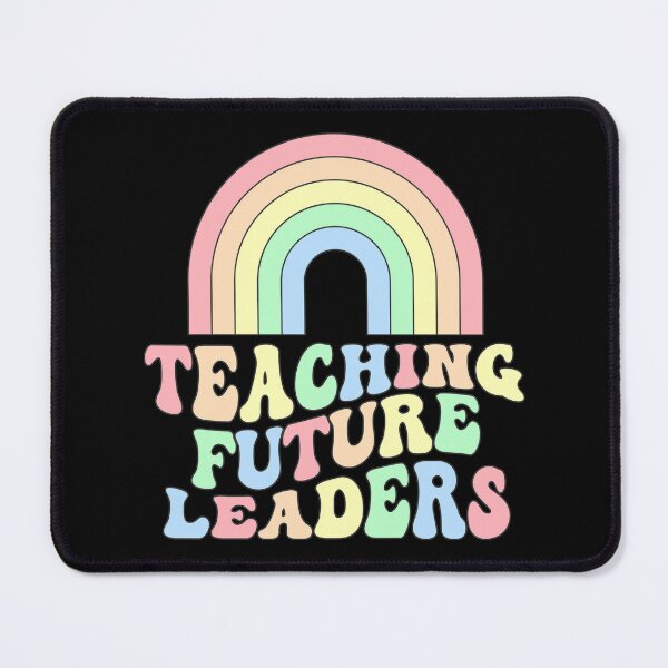 Item preview, Teaching Future Leaders Retro Rainbow Teacher Gift designed and sold by Mustapha  ALAHAYANE.