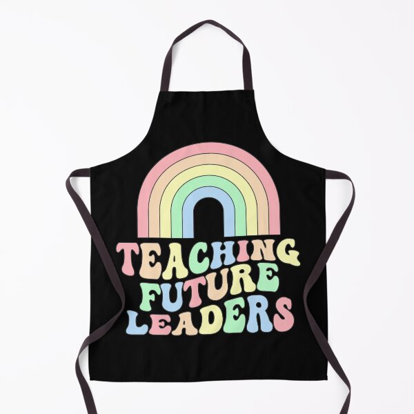 Item preview, Teaching Future Leaders Retro Rainbow Teacher Gift designed and sold by Mustapha  ALAHAYANE.