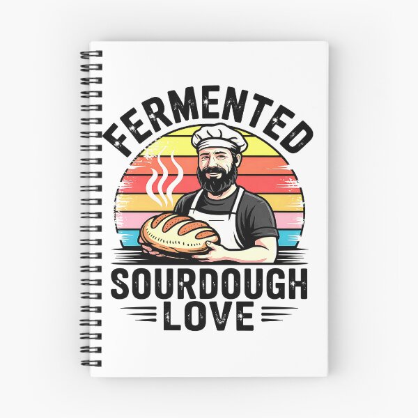 Item preview, Fermented Sourdough Love Retro Baking Gift for Bread Lovers designed and sold by Taans-Creation.