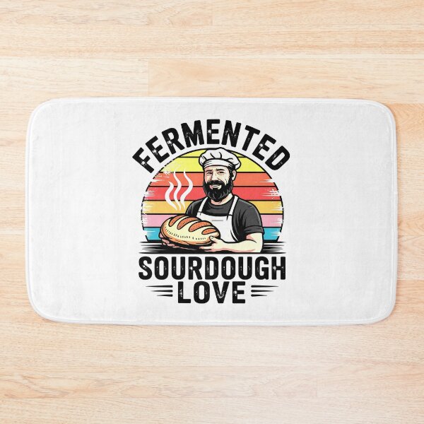 Item preview, Fermented Sourdough Love Retro Baking Gift for Bread Lovers designed and sold by Taans-Creation.