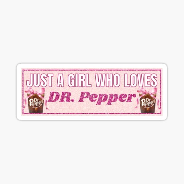 Item preview, Pegatina para parachoques de Dr Pepper designed and sold by georgiea817.