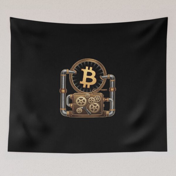 Aperçu de l'œuvre Bitcoin, art cryptographique minimaliste décentralisé créée et vendue par RadDeck.
