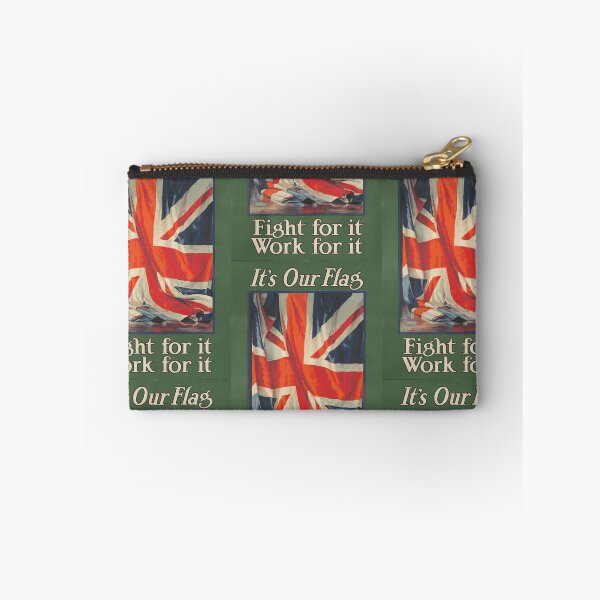Item preview, It's Our Flag, Fight for it, Work for it - British Motivational Poster designed and sold by Britkek.