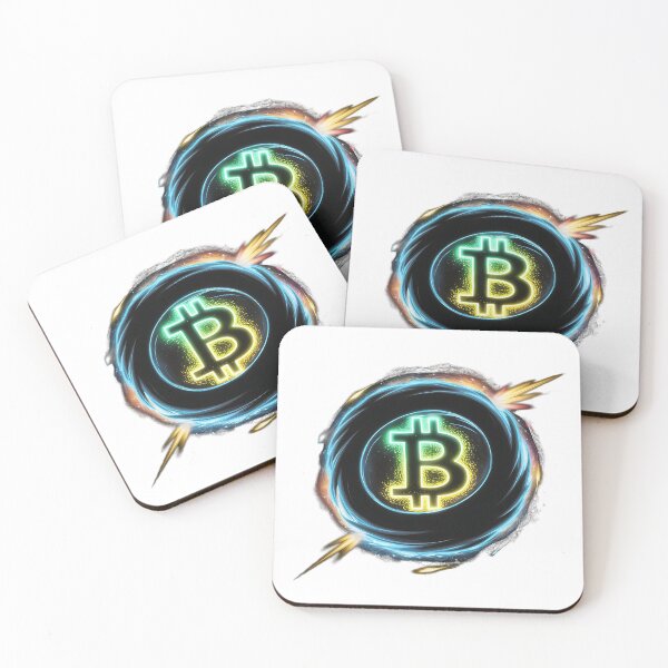 Item preview, Bitcoin Digital Gold Minimalist Crypto Art designed and sold by RadDeck.
