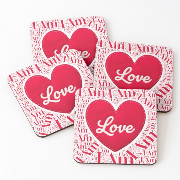 Item preview, Love Manifestation – Positive Affirmation Heart Design designed and sold by BeamiCreations.