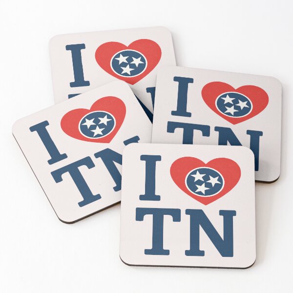 Item preview, I Love TN – Proud Heart with Tennessee Flag Spirit designed and sold by Globalcitytees.
