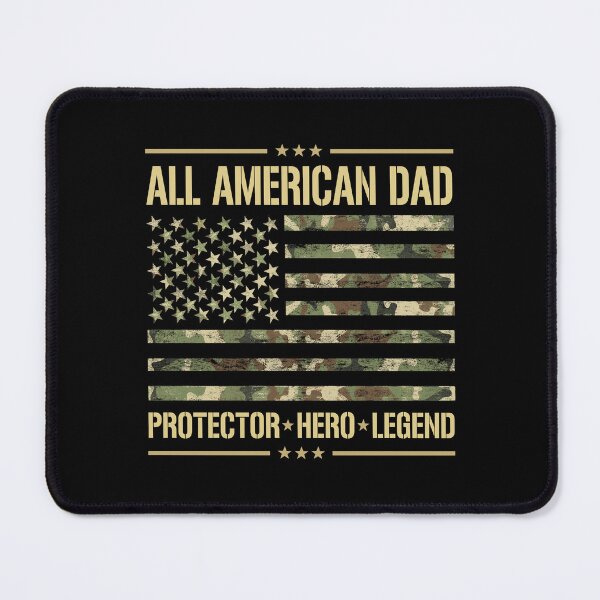 Item preview, All American Dad Funny Fathers Day Military Camo American Flag Patriotic Family Matching designed and sold by Bad Kitty Designz.