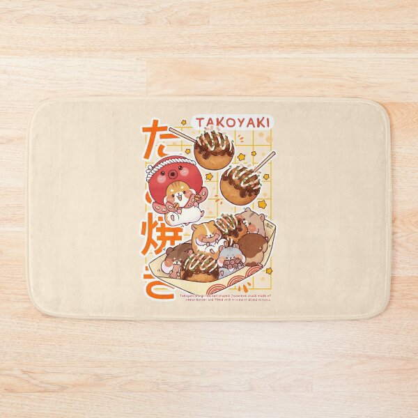 Item preview, Cute Takoyaki with Hamster designed and sold by NasDoodleArt.