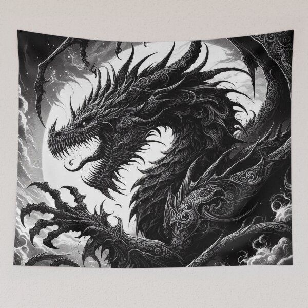 Item preview, Dark Goth Dragon designed and sold by TheDarkWardrobe.