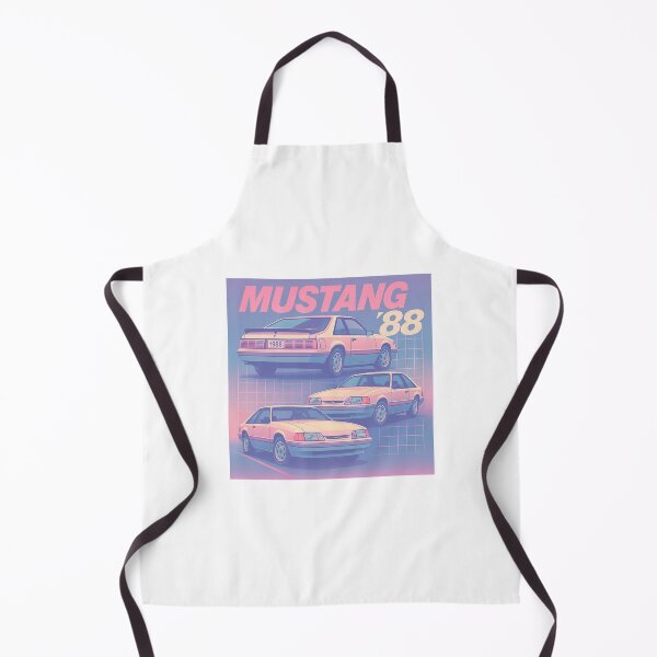 Item preview, 1988 Foxbody Mustang Vaporwave Aesthetic | Retro Muscle Car Art designed and sold by TheArtOfCar.