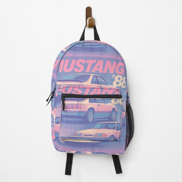 Item preview, 1988 Foxbody Mustang Vaporwave Aesthetic | Retro Muscle Car Art designed and sold by TheArtOfCar.