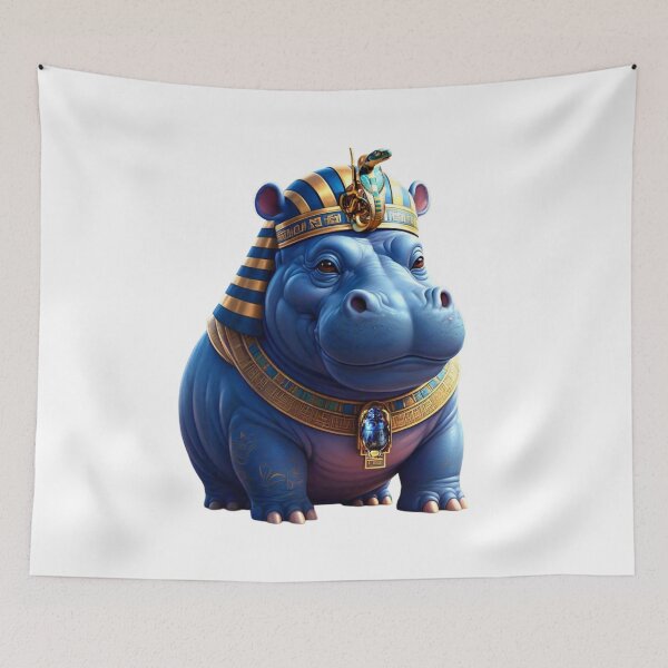 Item preview, hippopotamus goddess Taweret designed and sold by TuyaArts.
