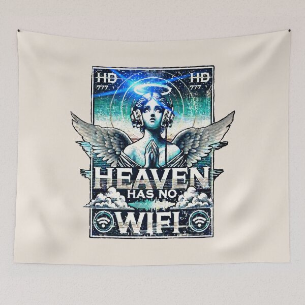 Item preview, Heaven Has No Wifi Streetwear Og designed and sold by CasualSaints.