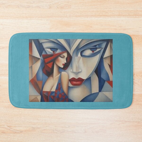 Item preview,  Fragmented Beauty in Blue and Red designed and sold by KilianSzmid.