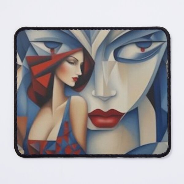 Item preview, Fragmented Beauty in Blue and Red designed and sold by KilianSzmid.