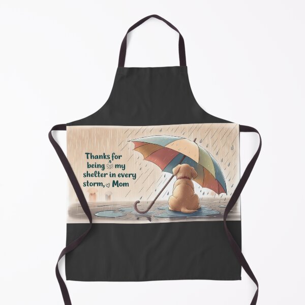 Item preview, Maternal Shelter Puppy Under Rain Tender Illustration designed and sold by All Creative Designer.