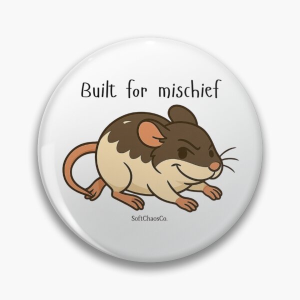 Item preview, Built For Mischief Pet Rat Merch designed and sold by SoftChaosCo..