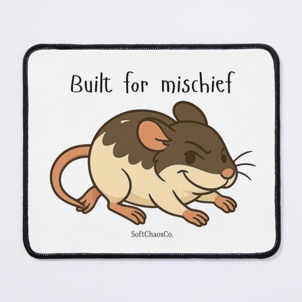 Item preview, Built For Mischief Pet Rat Merch designed and sold by SoftChaosCo..